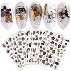 JMEOWIO Halloween Stickers Ongles Nail Art 8 Feuilles Autocollants Ongles Autoadhésif Deco Ongle Nail Art Design Manucure