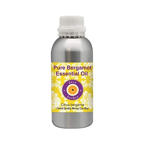 Huile essentielle pure de bergamote Deve Herbes Citrus bergamia 100% naturelle, de qualité thérapeutique, distillée à la va