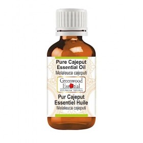 Greenwood Essential Pur Cajeput Huile Essentielle Melaleuca cajeputi 100% Naturelle de qualité Thérapeutique distillée à la
