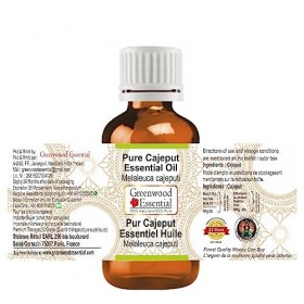 Greenwood Essential Pur Cajeput Huile Essentielle Melaleuca cajeputi 100% Naturelle de qualité Thérapeutique distillée à la
