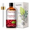 PHATOIL Huile Essentielle Canneberge 100 ml, Huile Essentielle Fruit pour Diffuseur Humidificateur Aromathérapie, Huile Parfu