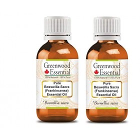 Greenwood Essential Pur Boswellia Sacra Encens Huile Essentielle Boswellia sacra 100% Naturelle de Qualité Thérapeutique 