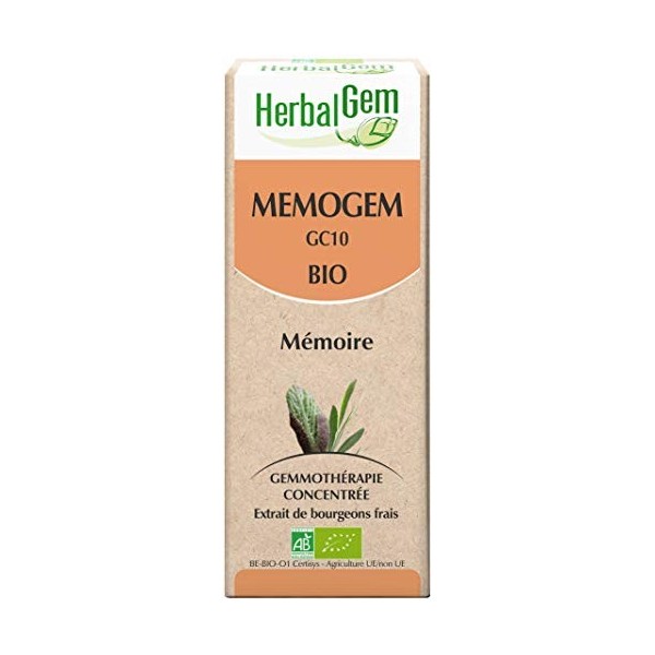 HerbalGem|Memogem Bio|Complexe de Gemmothérapie Concentrée|30 ml