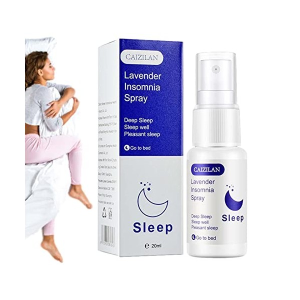 aoren Sommeil à la Lavan| Vaporisateur dambiance à la Lavanpour Un Sommeil Profond - Spray Sommeil Profond à la Lavanrelaxan