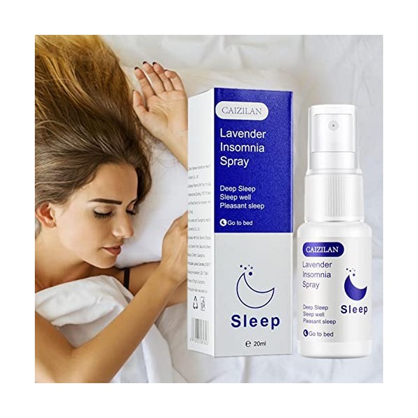 aoren Sommeil à la Lavan| Vaporisateur dambiance à la Lavanpour Un Sommeil Profond - Spray Sommeil Profond à la Lavanrelaxan