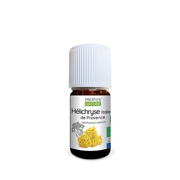 Huile essentielle dhelichryse italienne Bio - Helichrysum italicum flower oil - 5ml- PROPOSNATURE