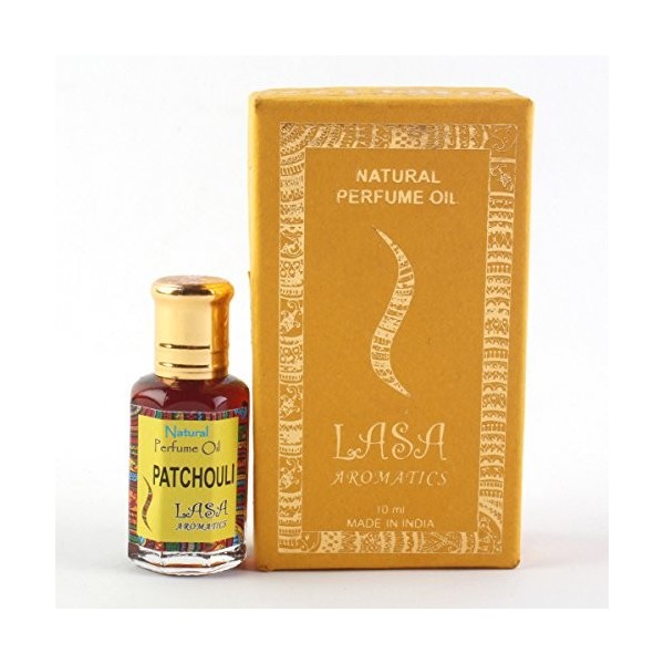 Glamorous Hub Lasa Patchouli Perufme 100% Vegan & Pure Huile Parfumée Parfumée 10 ml Huile Parfumée Aromathérapie