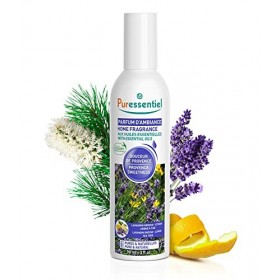 Puressentiel - Parfum dAmbiance Aux Huiles Essentielles - Douceur de Provence - Lavandin grosso, citron, et arbre à thé - Ch