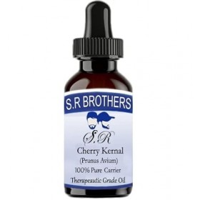 S.R.Brothers Cherry kernel Prunus avium Pure & Natural Therapeutic Grade Carrier Oils 15ml PLASTIC With Dropper
