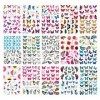 Le Fu Li Lot de 30 feuilles dautocollants pour nail art - Motif papillon et fleurs - Pour manucure, ongles dorteils