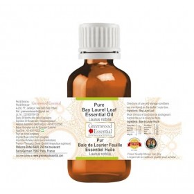 Greenwood Essential Pur Baie Laurier Feuille Huile Essentielle Laurus nobilis 100% Naturelle de Qualité Thérapeutique Disti