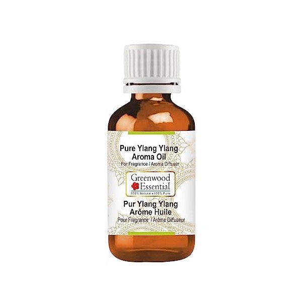 Greenwood Essential Pur Ylang Ylang Arôme Huile Convient Au Diffuseur darômes 100% Qualité Thérapeutique Naturelle 15ml 0