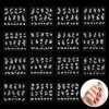 Stickers Ongle, Diealles 50 Feuilles Autocollants à Ongles de Couleurs Mélangées 3D Fleur Nail Art Sticker Autocollant Dastu