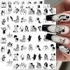 Dornail Stickers pour ongles sexy pour fille 3D abstraits pour femmes - Pour le visage - Pour nail art
