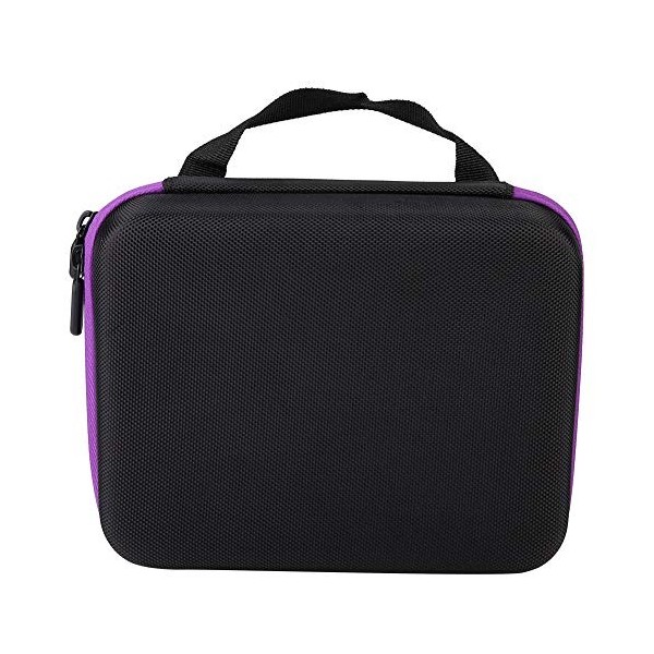 Sac de rangement pour 30 bouteilles dhuiles essentielles - Organiseur de voyage - Accessoires pour huiles essentielles - Aro