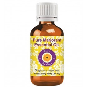 Huile essentielle de marjolaine pure Deve Herbes Origanum majorana 100% naturelle, de qualité thérapeutique, distillée à la