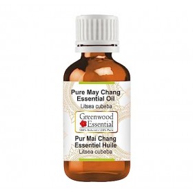 Greenwood Essential Pur Mai Chang Huile Essentielle Litsea cubeba 100% Naturelle de Qualité Thérapeutique Distillée à la Va