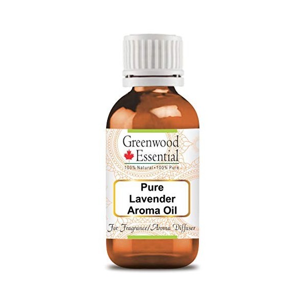 Greenwood Essential Pur Lavande Arôme Huile Convient Au Diffuseur darômes 100% Qualité Thérapeutique Naturelle 30ml 1 oz 