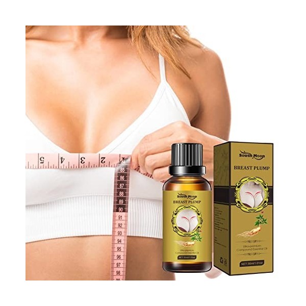 NOWAYTOSTART Huile dAmélioration des Seins 30ml,Resserrement et Lifting naturels des Seins | Huile Essentielle délargisseme