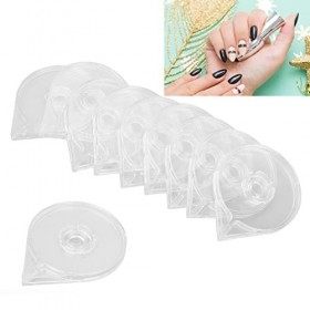 Qinlorgo Boîte de Rayure Vide pour Nail Art, Coupe Facile 10 pcs Fermeture imbriquée Distributeur de Ruban adhésif Vide pour 