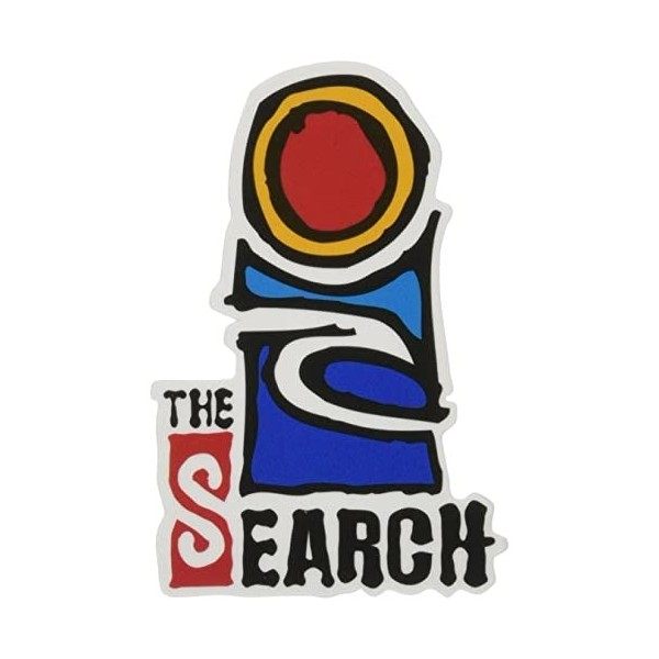 Lip Curl C01-016 / THE SEARCH 1 Stylish MULT Sticker Brand Logo, 2.8 inches 7 cm , Mult