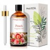 PHATOIL Huile Essentielle Pêche 100 ml, Huile Essentielle Fruit pour Diffuseur Humidificateur Aromathérapie, Huile Parfumée F