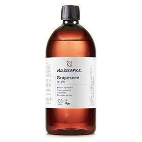 Naissance Huile De Pépins De Raisin No. 210 - 900ml - Pour Le Soin De La Peau, Cheveux, Massage - 100% Naturelle, Odeur Neu