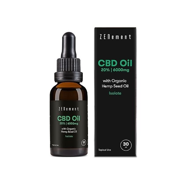 Zenement | Huile de Graines de Chanvre 20% | 30 ml dhuile de Graines de Chanvre Biologique enrichie | 100% dingrédients nat