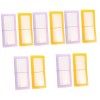 Ciieeo 6 Pcs Autocollant Livre De Stockage Mini Album Titulaire De La Carte Liant Mini Liant Ongles Décalcomanies Titulaire E