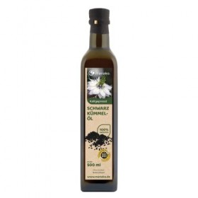 500 ml Pure Huile de Nigelle Vierge dEgypte, Huile de Cumin noir Nigella Sativa PRESSEE A FROID