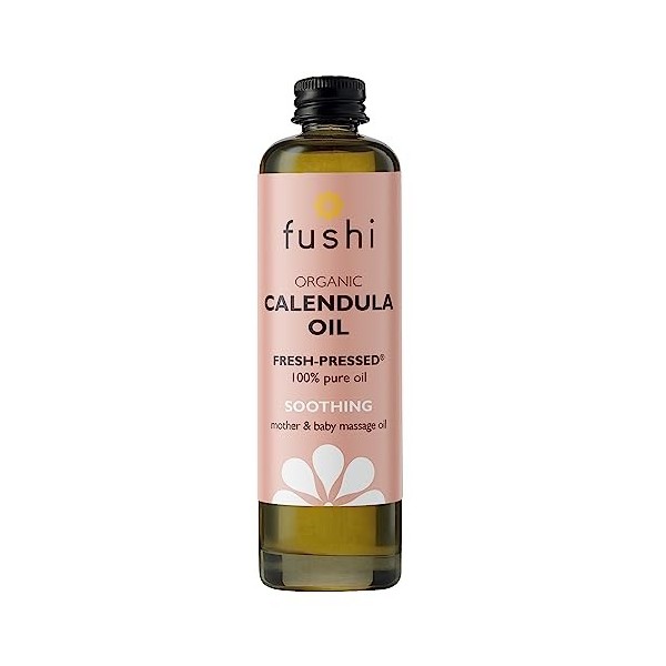 Fushi Calendula Organic Oil infused 100ml , Extra Virgin, Biodynamic Harvested Min 4000mg/ltr Terpenes