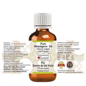 Greenwood Essential Pur Germe de blé Huile Triticum vulgare 100% Naturelle de Qualité Thérapeutique Pressée à froid 30ml 1