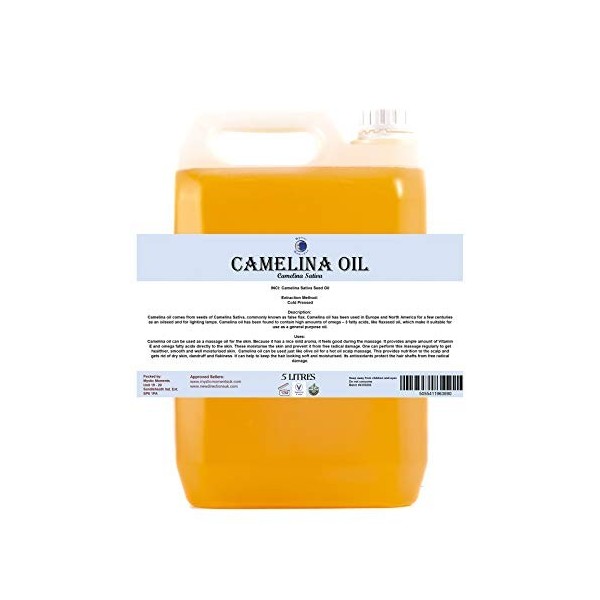 Mystic Moments | Camelina Vierge Carrier Oil – 5 litres – 100% pure