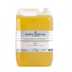 Mystic Moments Huile de support de graines de coquelicot 100 % pure 5 l