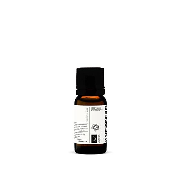 Huile dargousier 100 % bio 10 ml – Pressée à froid 50:1 – Qualité supérieure – Riche en oméga7 et bêtacarotène – Droit de la