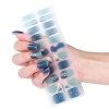 22 Pièces/paquet Bandes Vernis À Ongles Pour Femmes Bandes Vernis À Ongles Multicolores Autocollants Pour Ongles En Acrylique