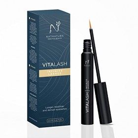 NATNATURA VITALASH. Sérum pour cils testé dermatologiquement. Résultats cliniques visibles en seulement 2 semaines. Des cils 