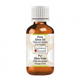 Greenwood Essential Pur Olive Huile Olea europaea 100% Naturelle de qualité Thérapeutique pressée à froid pour les soins pe