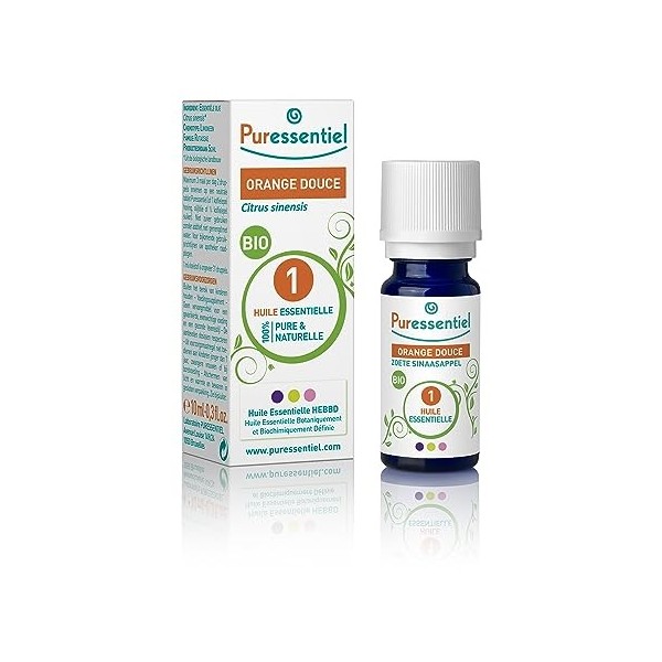 Puressentiel Huile Essentielle Orange Douce Bio – 10 ml