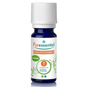 Puressentiel - Huile Essentielle Eucalyptus Radié - Bio - 100% pure et naturelle - HEBBD - 10 ml