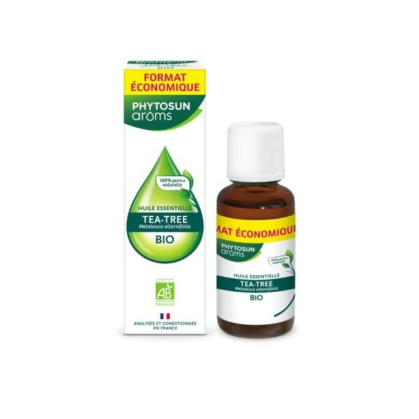 Phytosun Arôms - Huile Essentielle de Tea Tree Bio - 100% pure et naturelle - 30ml