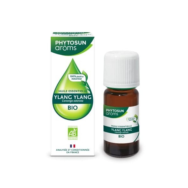 Phytosun Arôms - Huile Essentielle de Ylang Ylang BIO - 100% Pure et Naturelle - Huile pour diffusion - 5 ml