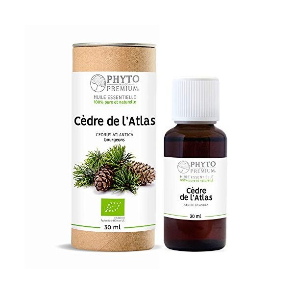 HUILE ESSENTIELLE DE CÈDRE DE LATLAS - Cedrus atlantica BIO 30 ml