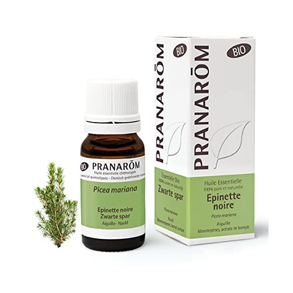 Pranarôm | Huile Essentielle Epinette Noire Bio | Picea mariana | HECT | 10 ml