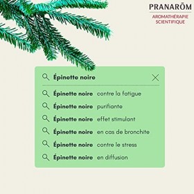 Pranarôm | Huile Essentielle Epinette Noire Bio | Picea mariana | HECT | 10 ml