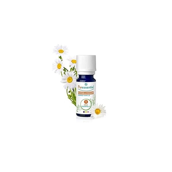 Puressentiel - Huile Essentielle Camomille Romaine - 100% pure et naturelle - HEBBD - 5 ml