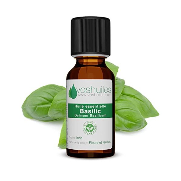 Huile Essentielle de Basilic - Ocimum basilicum - 10ml