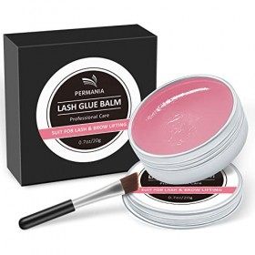 PERMANIA Colle Rehaussement Cils, Colle Sourcils, Lash Lifting Glue Balm, Eyebrow laminating glue-Pour le rehaussement des ci
