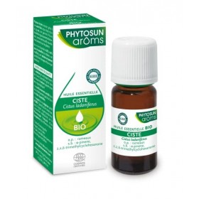 Phytosun Arôms - Huile Essentielle de Ciste Ladanifère BIO - 100% Pure et Naturelle - 5 ml