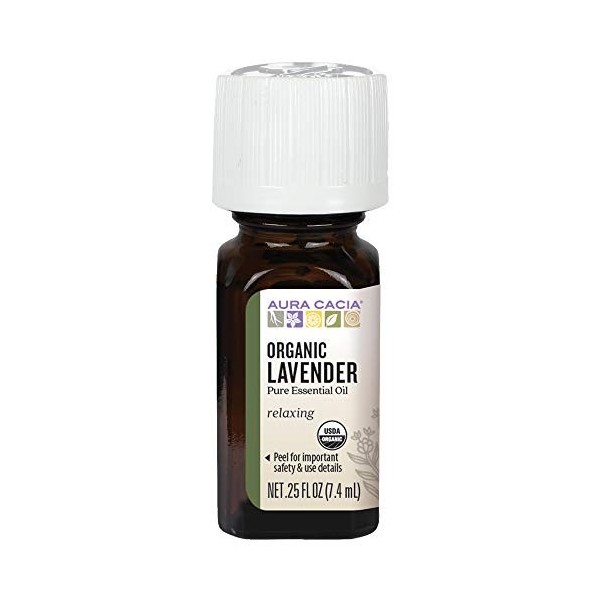 Aura Cacia Huile essentielle de lavande bio - 7,4 ml